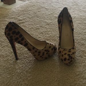 Leapord platform Louboutins